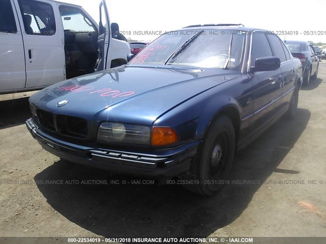 WBAGF632XSDH02805 - 1995 BMW 740 I AUTOMATIC BLACK photo 2