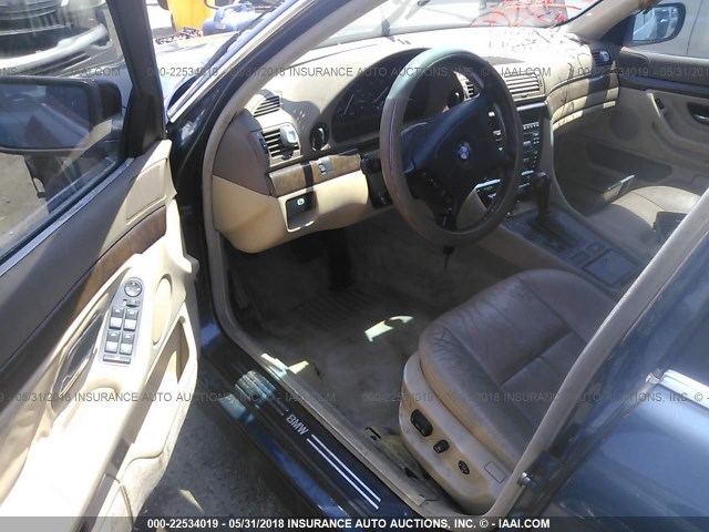 WBAGF632XSDH02805 - 1995 BMW 740 I AUTOMATIC BLACK photo 5