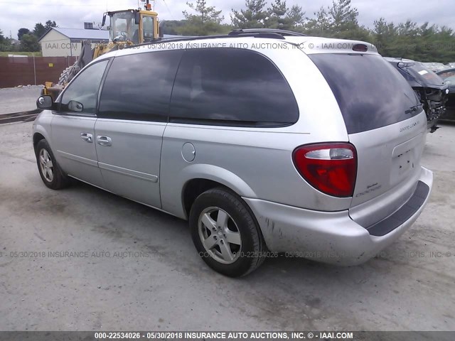 2D4GP44L36R850566 - 2006 DODGE GRAND CARAVAN SXT SILVER photo 3