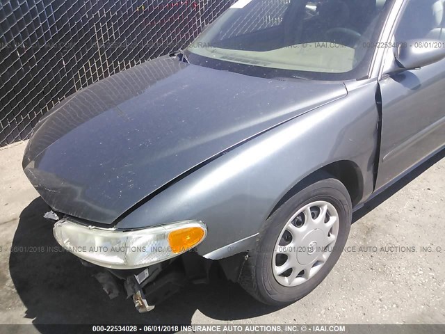 2G4WS52J551110735 - 2005 BUICK CENTURY CUSTOM GRAY photo 2