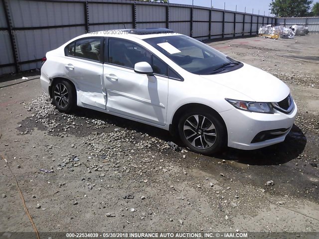19XFB2F98DE017678 - 2013 HONDA CIVIC EXL 白色 照片 1