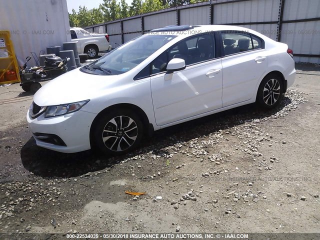 19XFB2F98DE017678 - 2013 HONDA CIVIC EXL 白色 照片 2