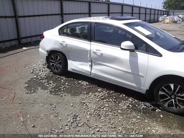 19XFB2F98DE017678 - 2013 HONDA CIVIC EXL 白色 照片 6
