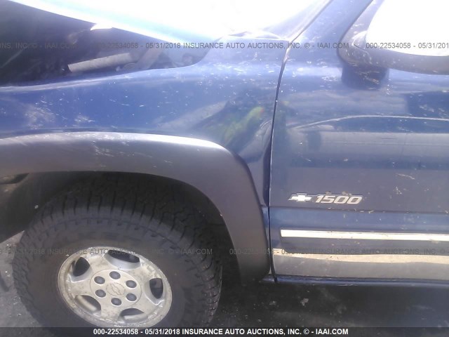1GCEK19V62E231804 - 2002 CHEVROLET SILVERADO K1500 BLUE photo 6
