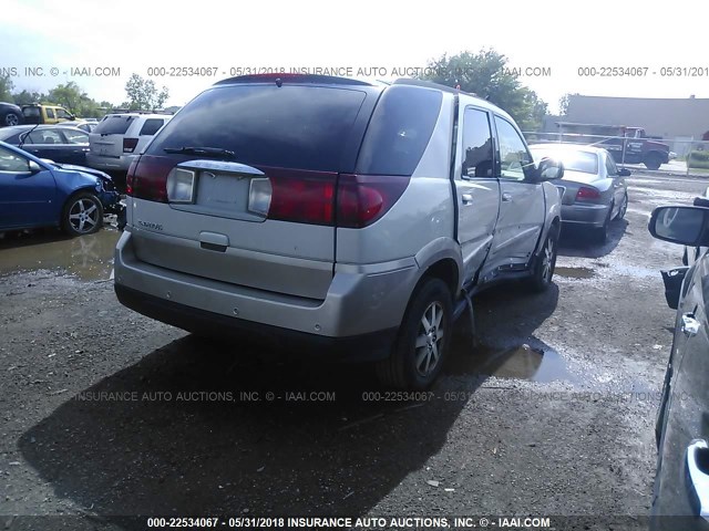 3G5DA03E44S569669 - 2004 BUICK RENDEZVOUS CX/CXL TAN photo 4