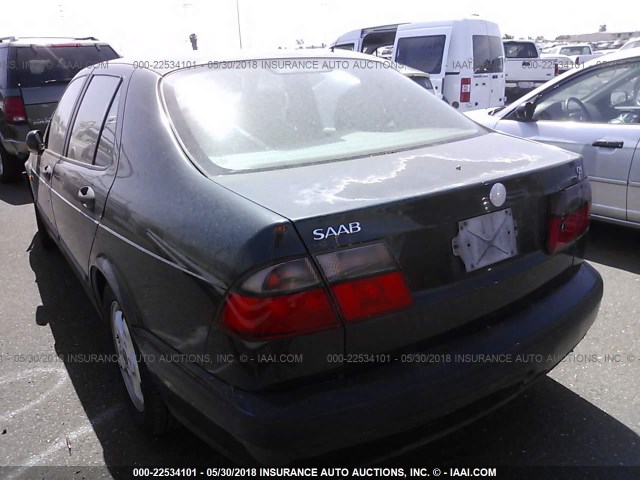 YS3EF48Z2X3046543 - 1999 SAAB 9-5 SE GREEN photo 3