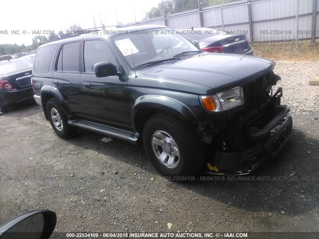 JT3HN86RXY0267817 - 2000 TOYOTA 4RUNNER SR5 GREEN photo 1