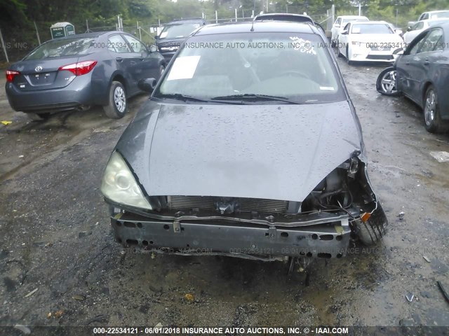 1FAFP38352W321303 - 2002 FORD FOCUS ZTS GRAY photo 6