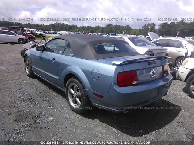 1ZVHT85H355240674 - 2005 FORD MUSTANG GT BLUE photo 3