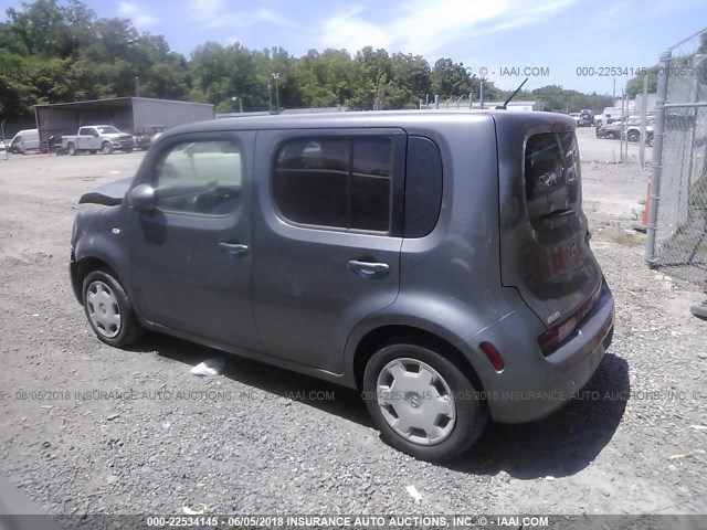 JN8AZ2KR1BT209691 - 2011 NISSAN CUBE S/SL/KROM GRAY photo 3