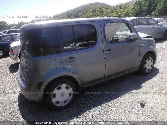 JN8AZ2KR1BT209691 - 2011 NISSAN CUBE S/SL/KROM GRAY photo 4