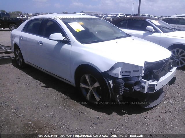1G1ZC5E01CF328736 - 2012 CHEVROLET MALIBU 1LT 白色 照片 1