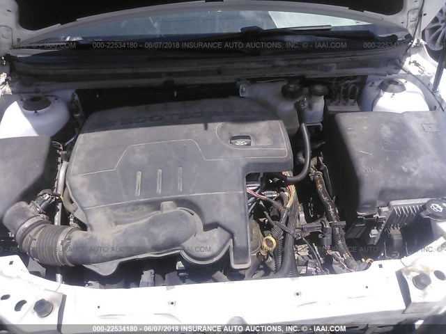 1G1ZC5E01CF328736 - 2012 CHEVROLET MALIBU 1LT 白色 照片 10