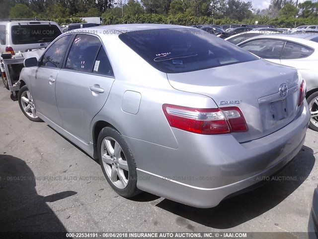 4T1BE46K59U878941 - 2009 TOYOTA CAMRY SE/LE/XLE SILVER photo 3