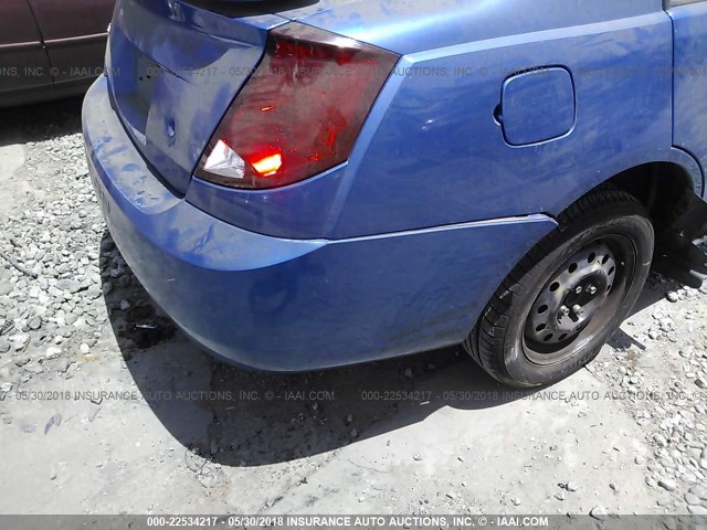 1G8AJ52F94Z139345 - 2004 SATURN ION LEVEL 2 BLUE photo 6