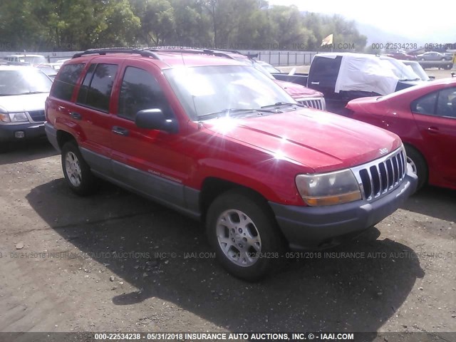1J4GW58S3XC627195 - 1999 JEEP GRAND CHEROKEE LAREDO Qırmızı foto 1