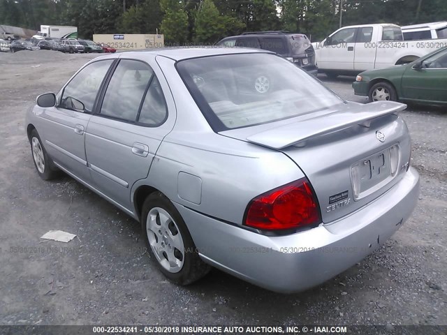 3N1CB51D84L461254 - 2004 NISSAN SENTRA 1.8/1.8S SILVER photo 3