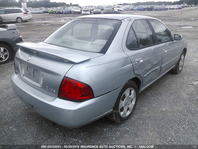 3N1CB51D84L461254 - 2004 NISSAN SENTRA 1.8/1.8S SILVER photo 4