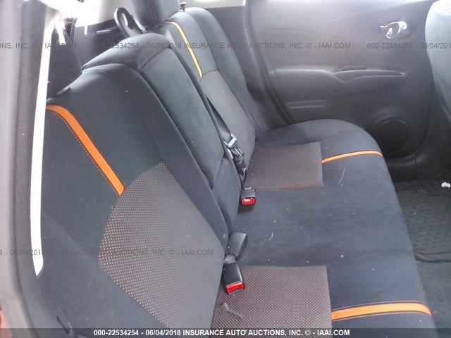 3N1CE2CP9FL441241 - 2015 NISSAN VERSA NOTE S/S PLUS/SV/SL/SR RED photo 8