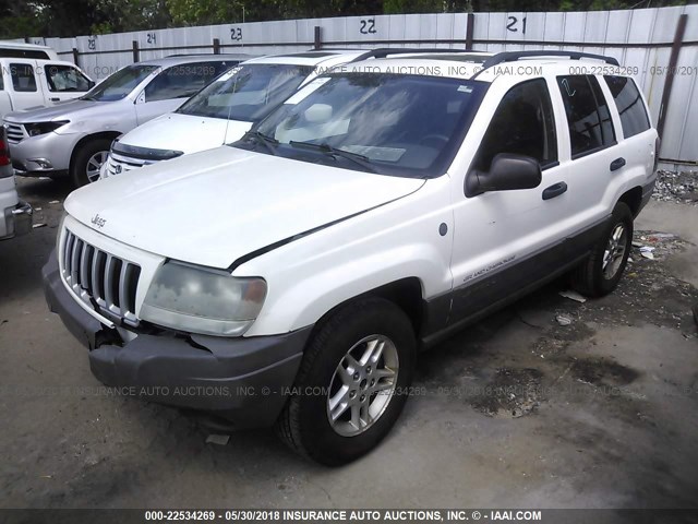 1J4GW48S54C293421 - 2004 JEEP GRAND CHEROKEE LAREDO/COLUMBIA/FREEDOM 白色 照片 2