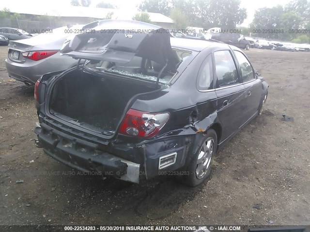 1G8JL54R14Y511686 - 2004 SATURN L300 LEVEL 3 BLACK photo 4