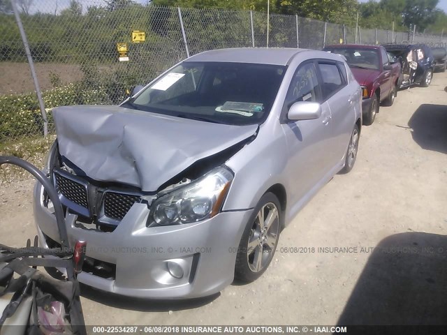 5Y2SR67049Z465557 - 2009 PONTIAC VIBE GT SILVER photo 2