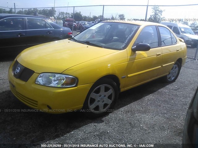 3N1CB51D06L528111 - 2006 NISSAN SENTRA 1.8/1.8S YELLOW photo 2