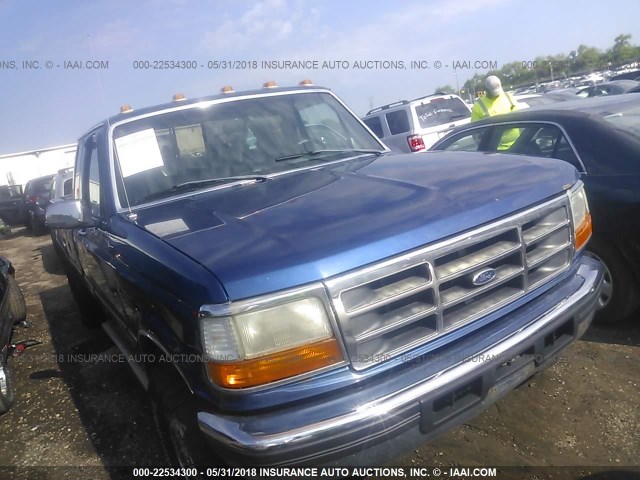 1FTHX26H5VED09965 - 1997 FORD F250 BLUE photo 1