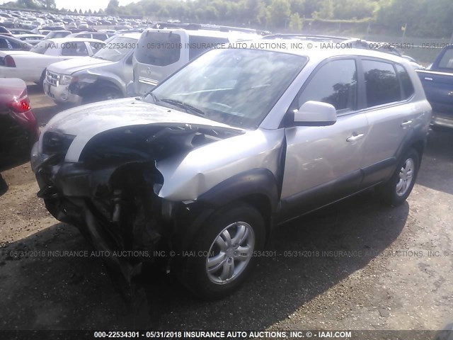 KM8JN72D36U412280 - 2006 HYUNDAI TUCSON GLS/LIMITED 银色 照片 2