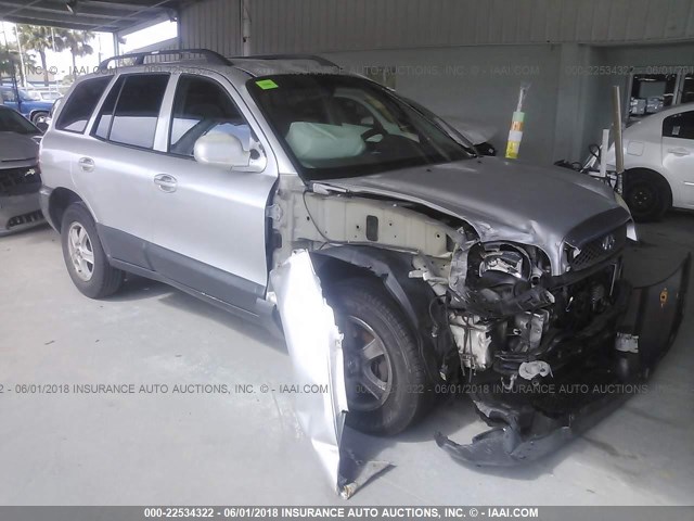 KM8SC13D44U638170 - 2004 HYUNDAI SANTA FE GLS/LX SILVER photo 6