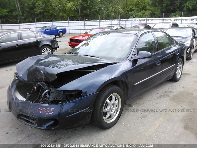 1G2HX52K54U208145 - 2004 PONTIAC BONNEVILLE SE Dark Blue photo 2