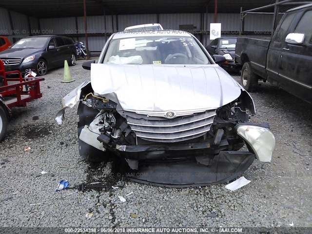 1C3LC46K57N668754 - 2007 CHRYSLER SEBRING SILVER photo 6