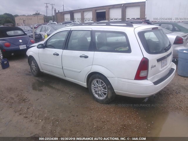 1FAFP36372W107223 - 2002 FORD FOCUS SE/SE COMFORT/ZTW/SE SPRT WHITE photo 3