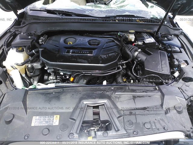 3LN6L5E97HR646083 - 2017 LINCOLN MKZ RESERVE ლურჯი ფოტო 10