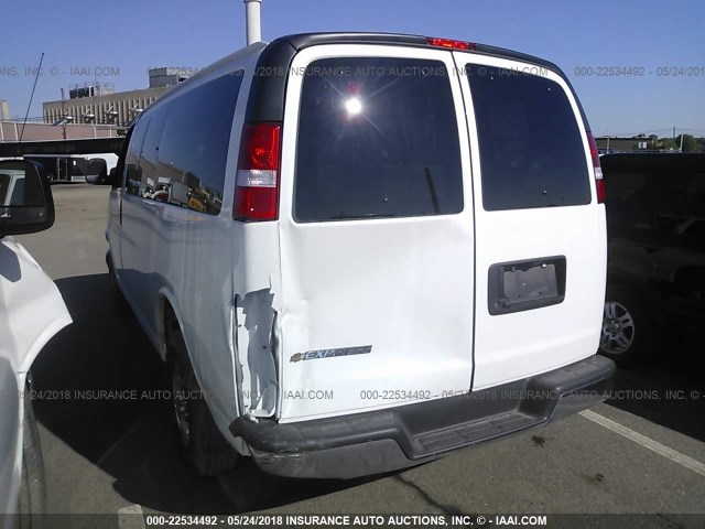 1GAWGFFG5J1217433 - 2018 CHEVROLET EXPRESS G2500 LT WHITE photo 3