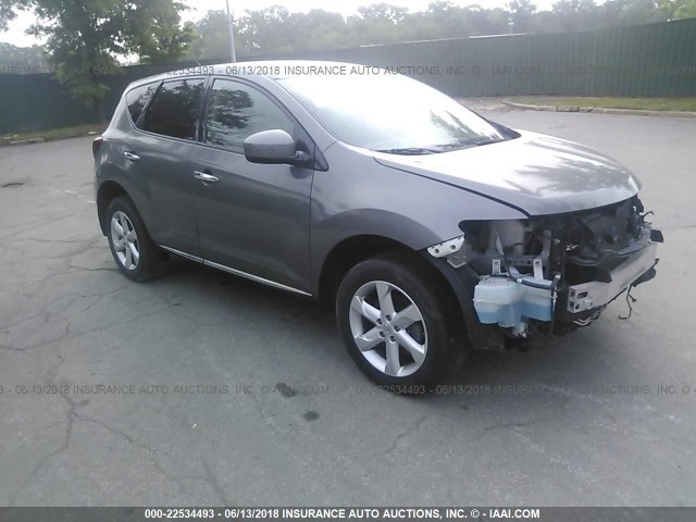 JN8AZ18W09W133509 - 2009 NISSAN MURANO GRAY photo 1