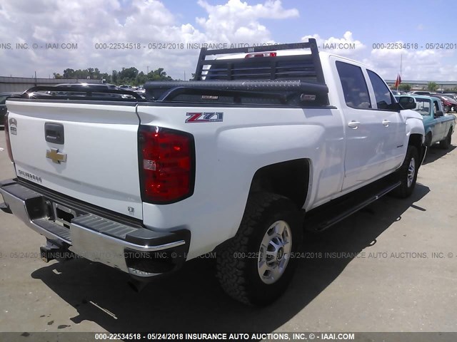 1GC1KVEG6FF538239 - 2015 CHEVROLET SILVERADO K2500 HEAVY DUTY LT WHITE photo 4