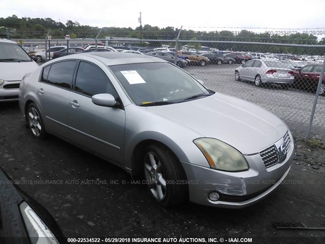 1N4BA41E64C877173 - 2004 NISSAN MAXIMA SE/SL SILVER photo 1