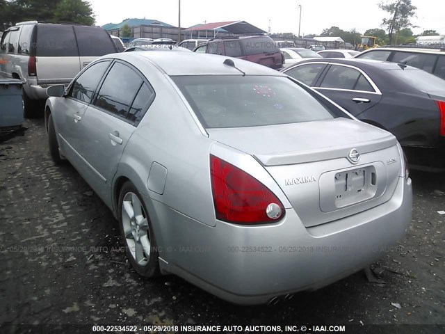 1N4BA41E64C877173 - 2004 NISSAN MAXIMA SE/SL SILVER photo 3