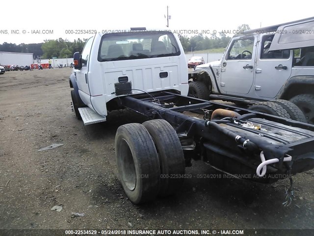 1FDXF46R88ED81228 - 2008 FORD F450 SUPER DUTY WHITE photo 3