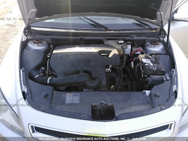 1G1ZC5E04AF282400 - 2010 CHEVROLET MALIBU 1LT 银色 照片 10