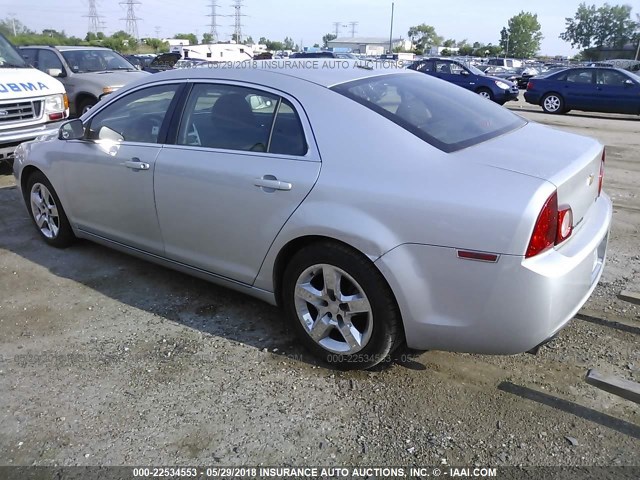 1G1ZC5E04AF282400 - 2010 CHEVROLET MALIBU 1LT 银色 照片 3