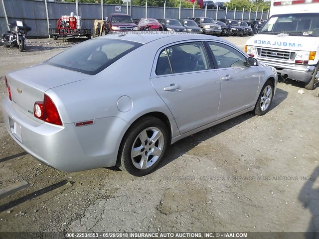 1G1ZC5E04AF282400 - 2010 CHEVROLET MALIBU 1LT 银色 照片 4
