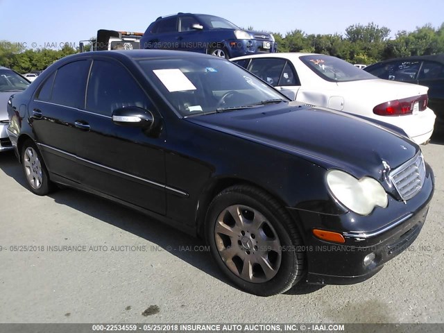 WDBRF54H76A893370 - 2006 MERCEDES-BENZ C GENERATION 2006 280 BLACK photo 1