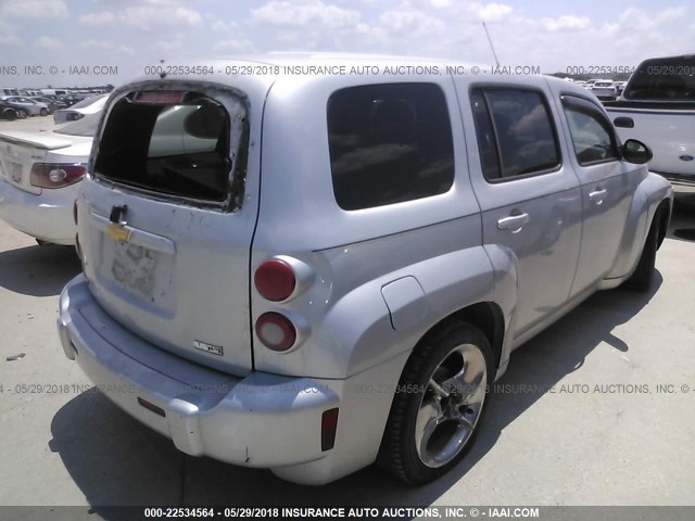 3GNBAADBXAS616426 - 2010 CHEVROLET HHR LS SILVER photo 4