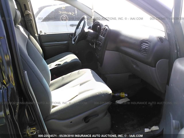 1D4GP25B96B540530 - 2006 DODGE CARAVAN SE BLACK photo 5