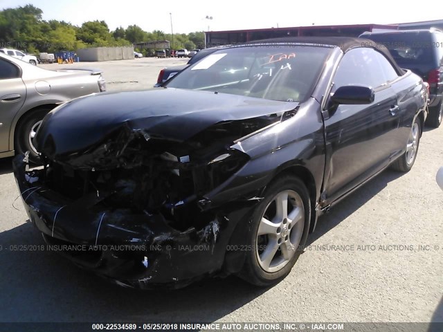 4T1FA38P75U044549 - 2005 TOYOTA CAMRY SOLARA SE/SLE შავი ფოტო 2