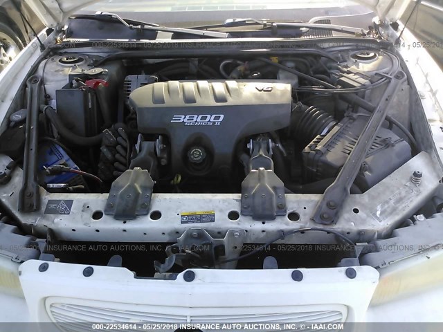 2G4WB55K921136576 - 2002 BUICK REGAL LS 白色 照片 10