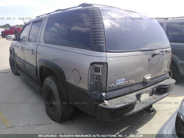 3GKEC16Z12G326675 - 2002 GMC YUKON XL C1500 TAN photo 3