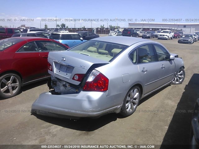 JNKAY01E47M305171 - 2007 INFINITI M35 SPORT SILVER photo 4